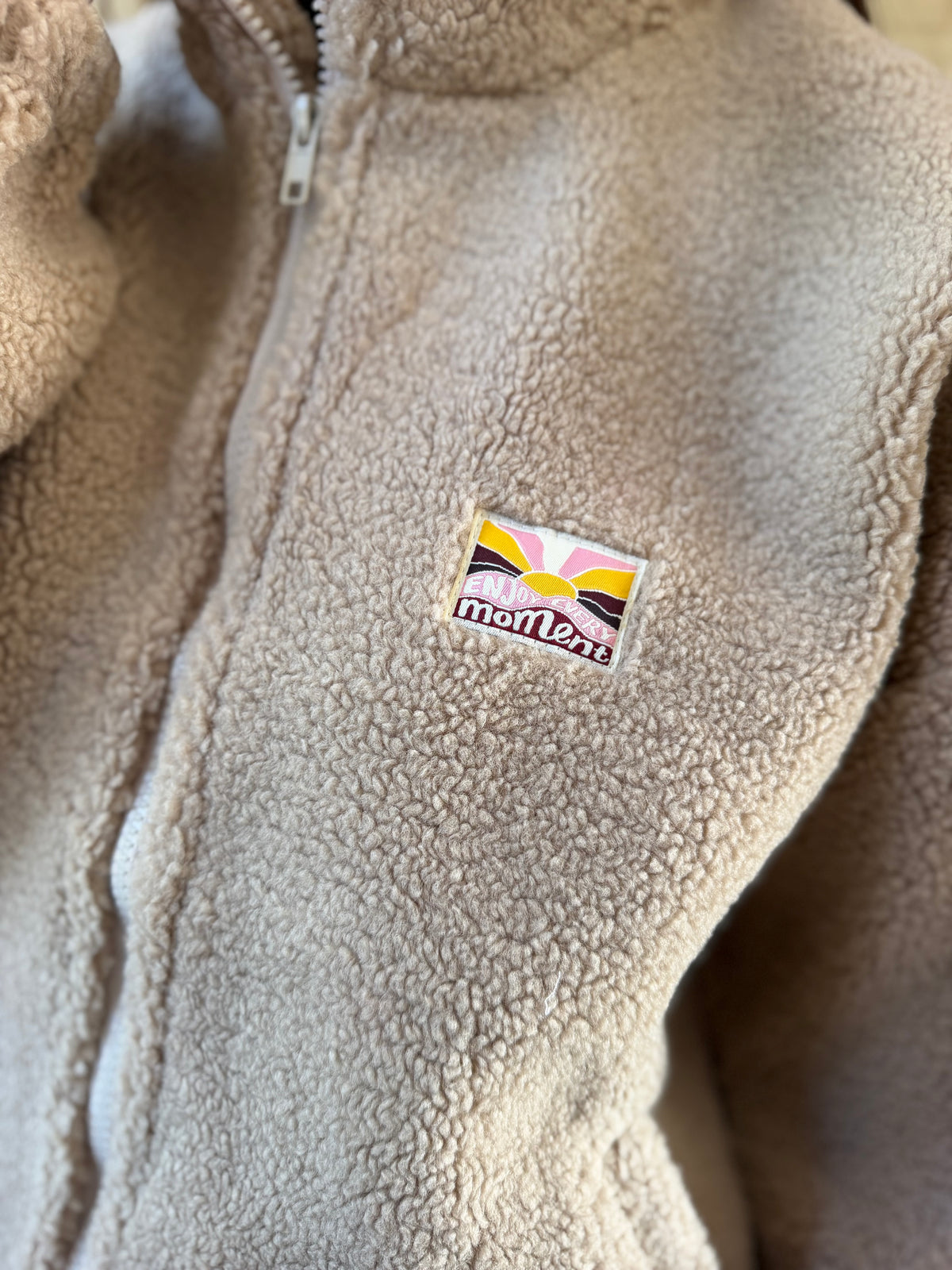 Veste Teddy Sable