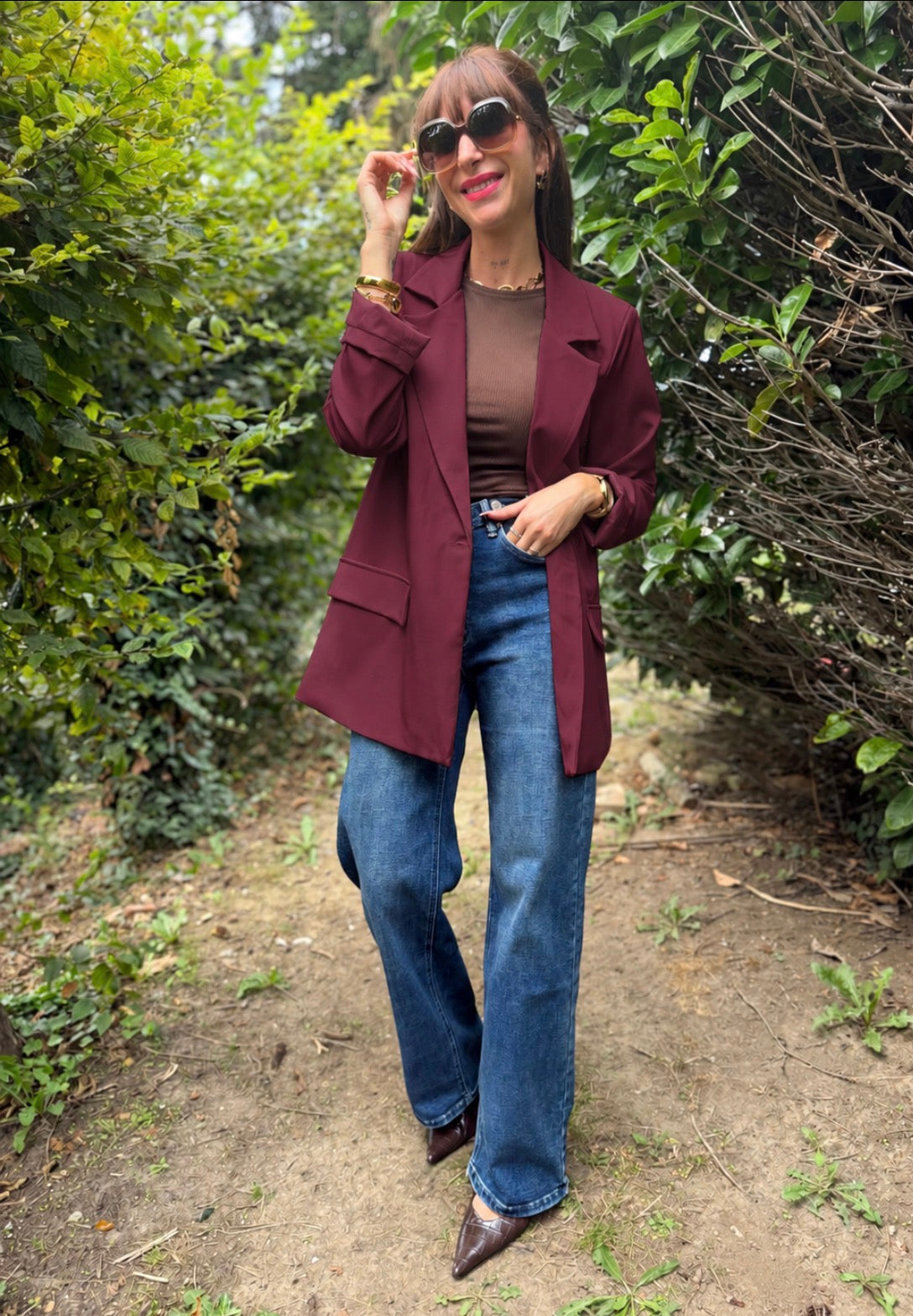 Blazer Michel Bordeaux