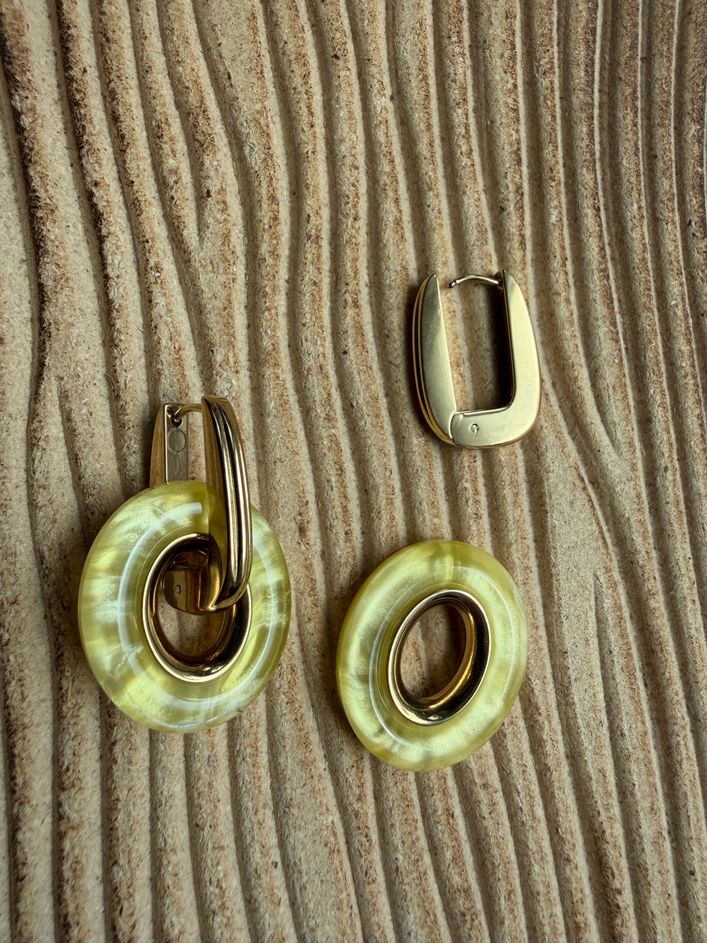 Boucle D’oreille Lio Jaune