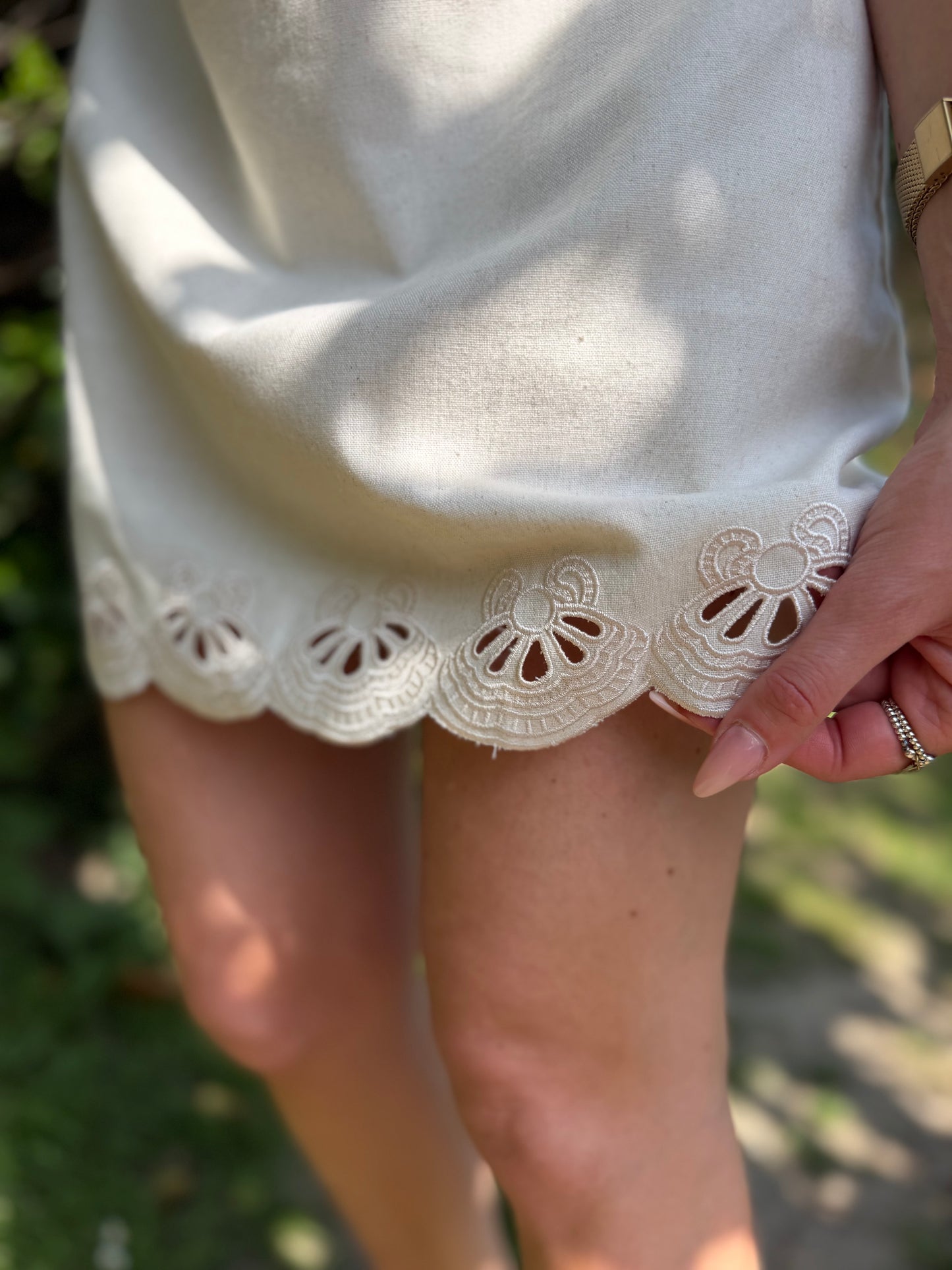 Robe Lin Écru