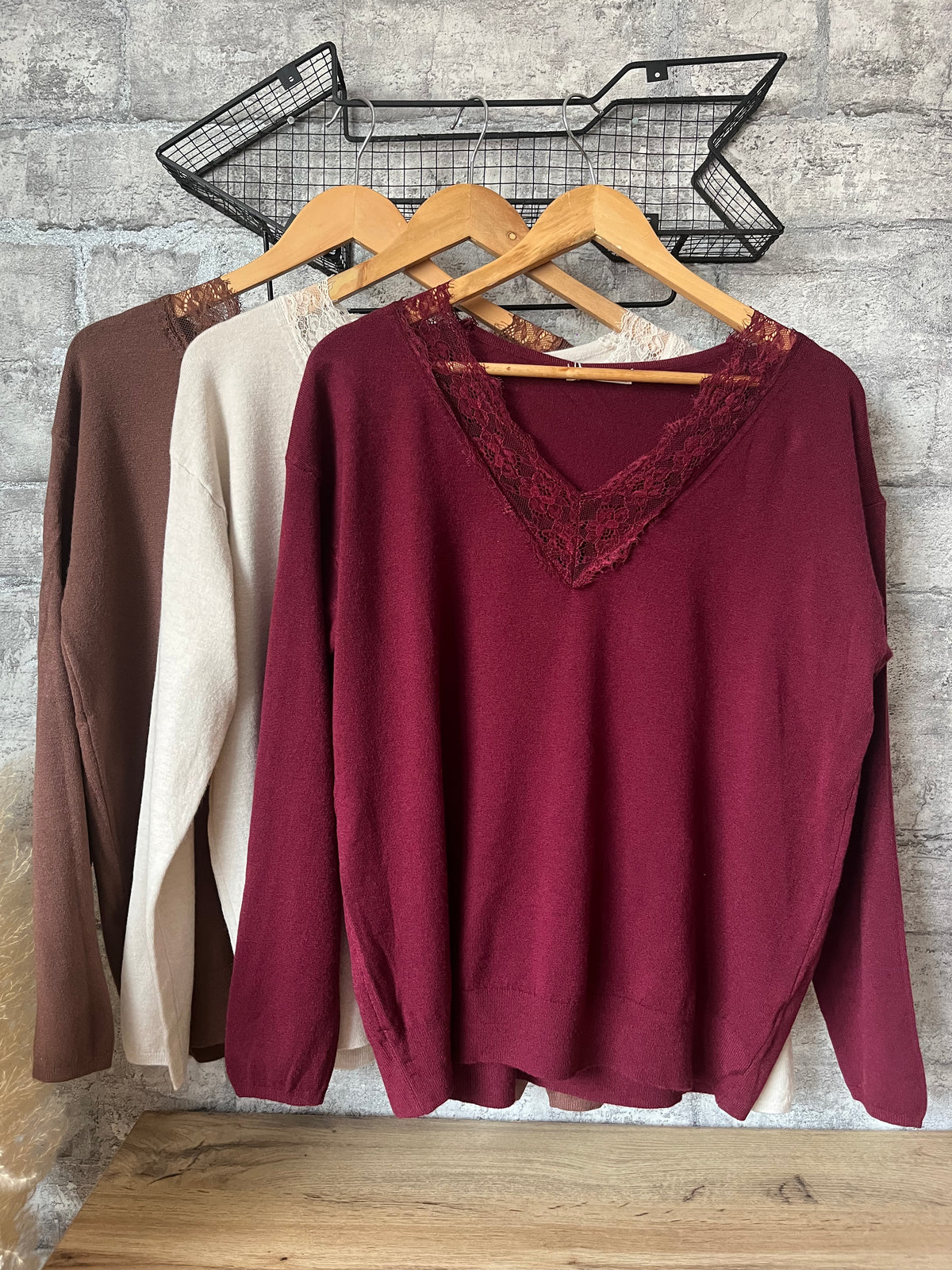 Pull Fin Dentelles
