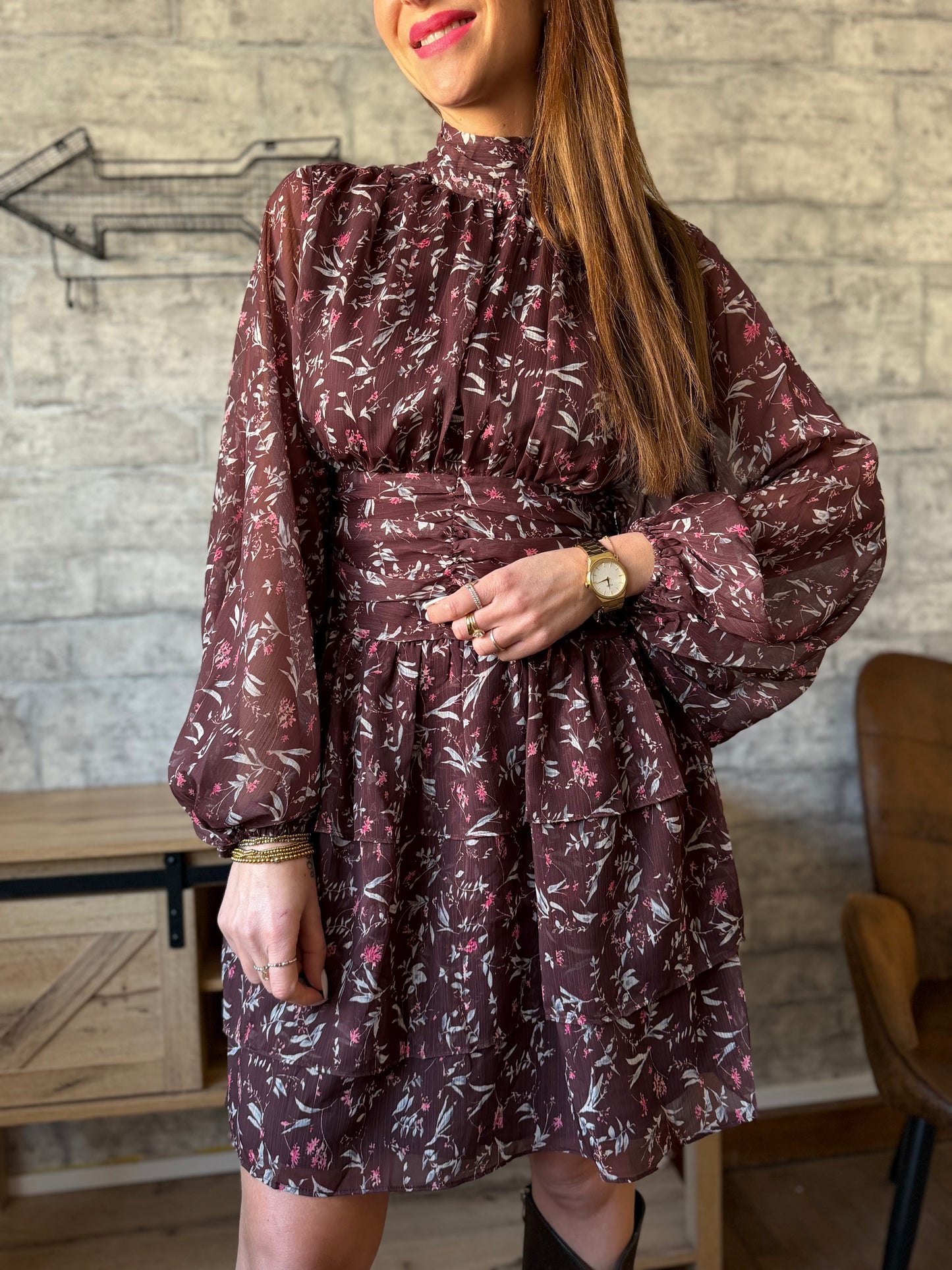 Robe Marlène Chocolat