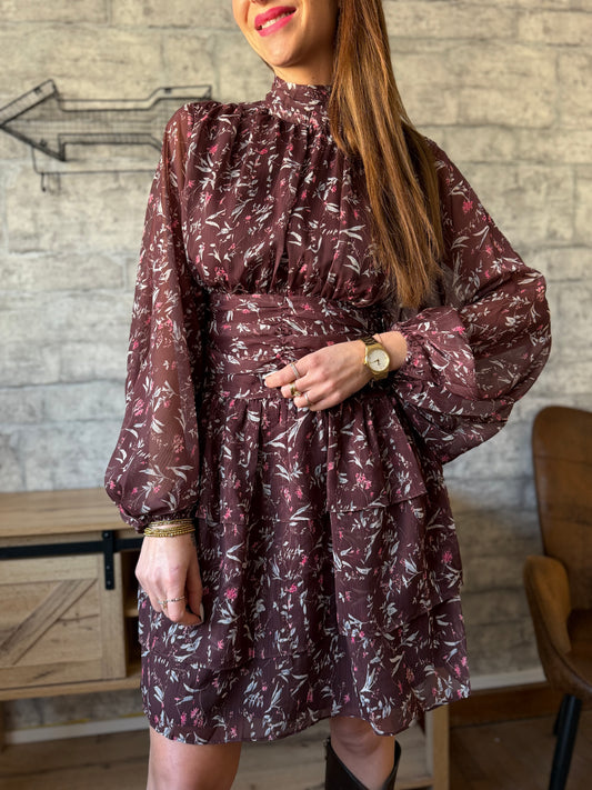 Robe Marlène Chocolat