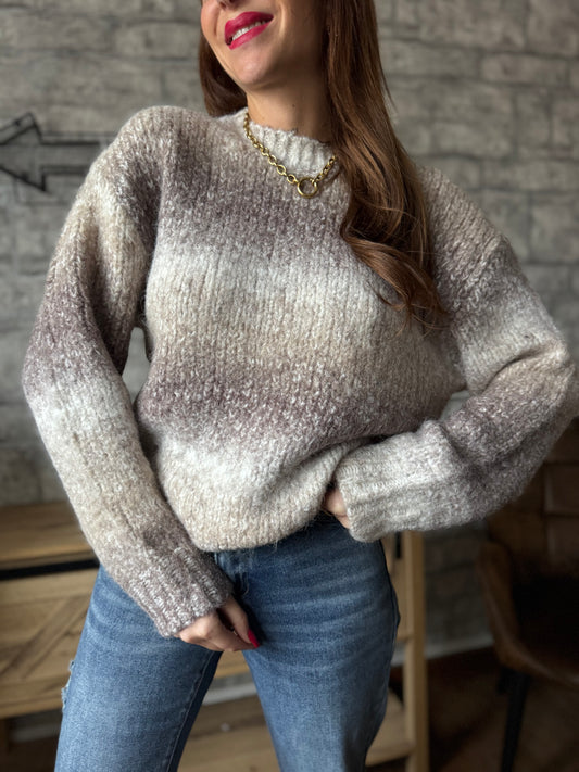 Pull Anne Taupe
