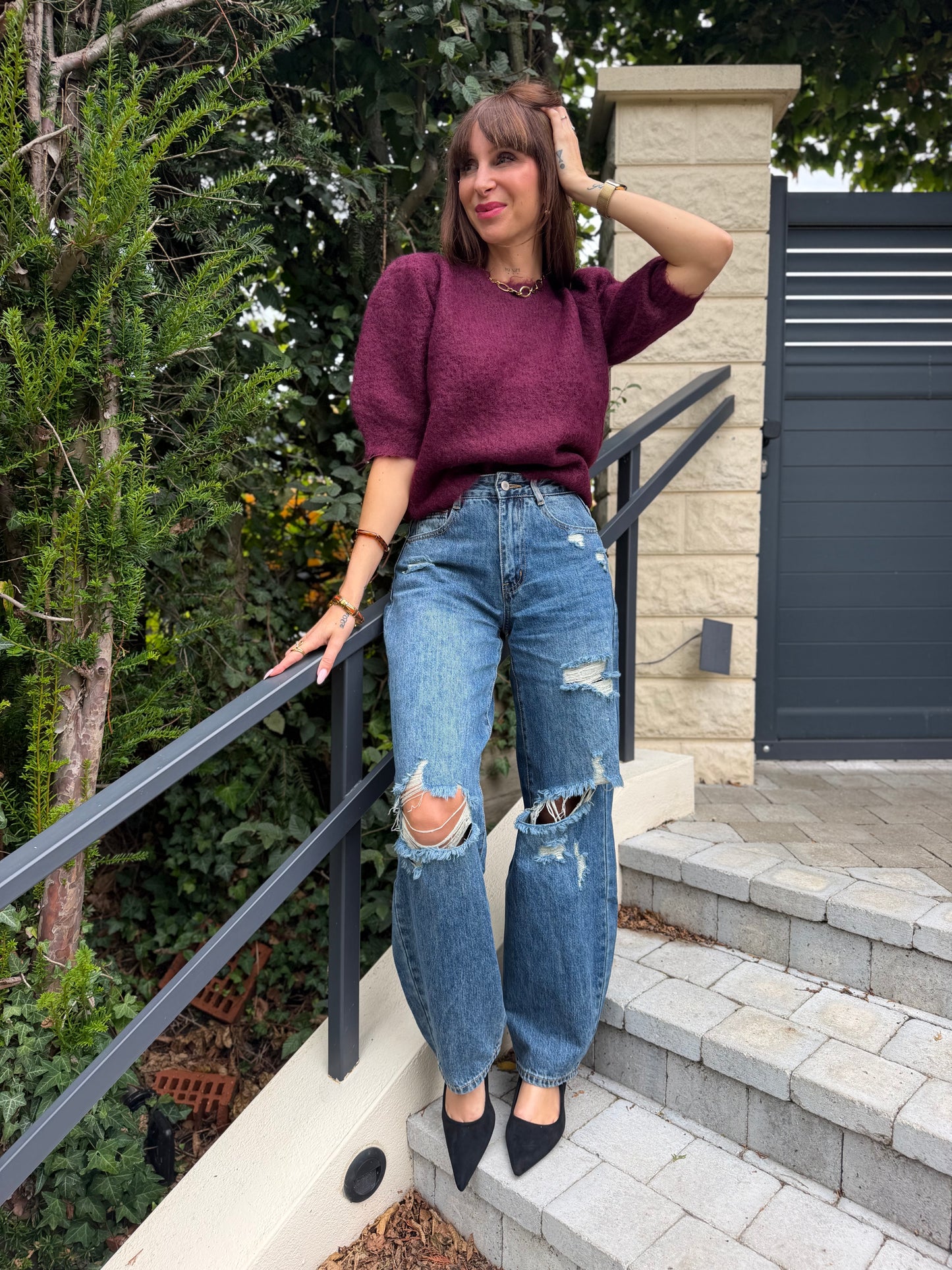 Pull Mathis Bordeaux
