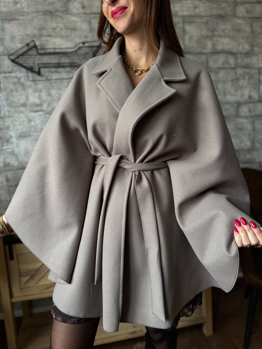 Veste Cape Taupe