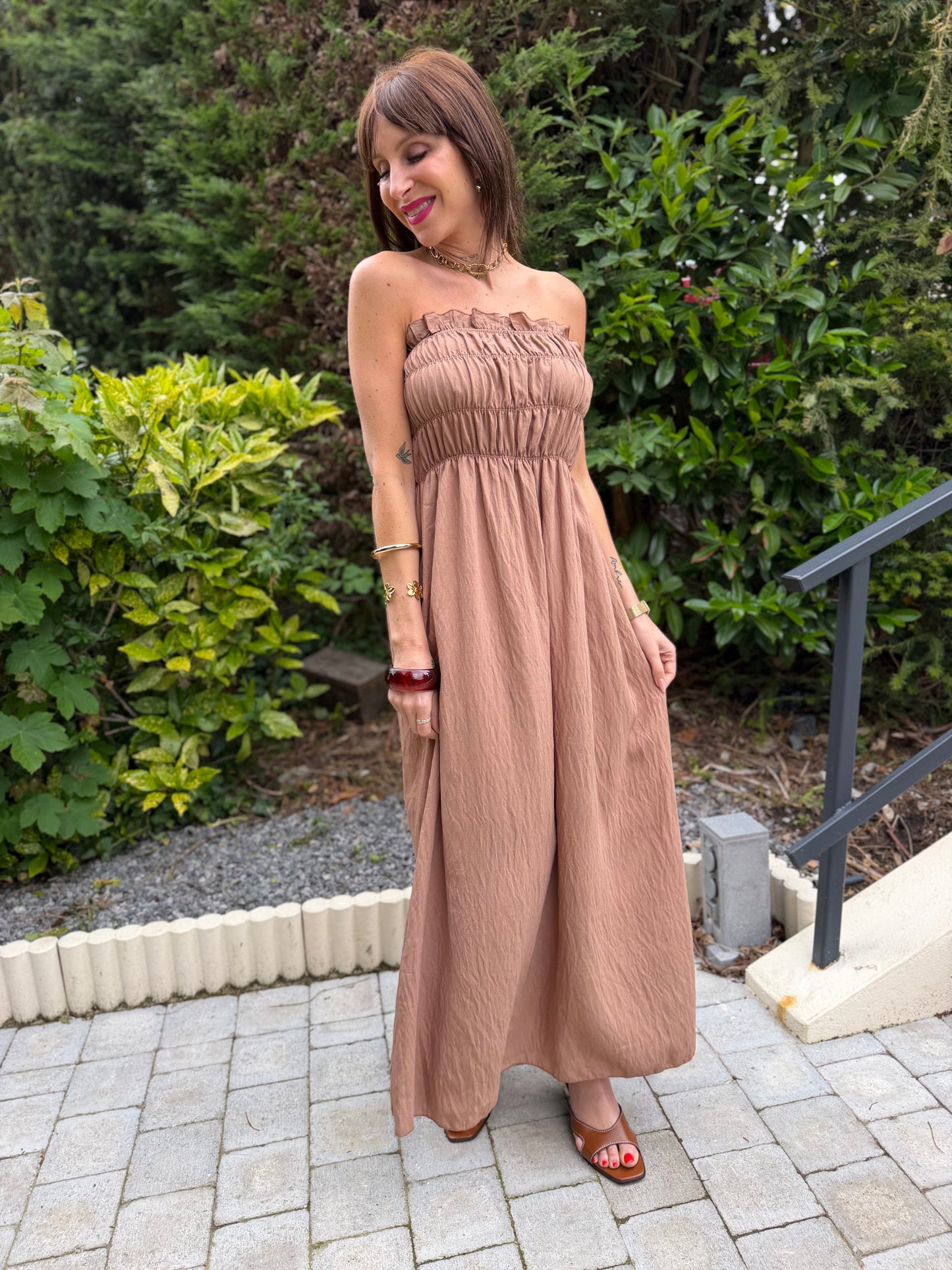 Robe Bustier Café