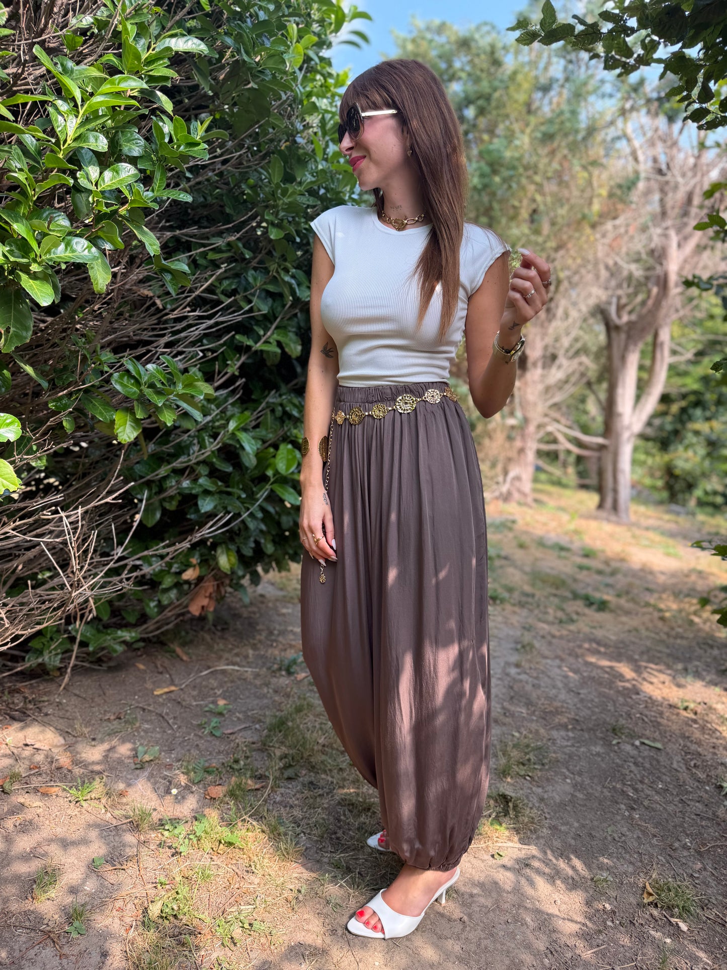 Pantalon Aladin Marron