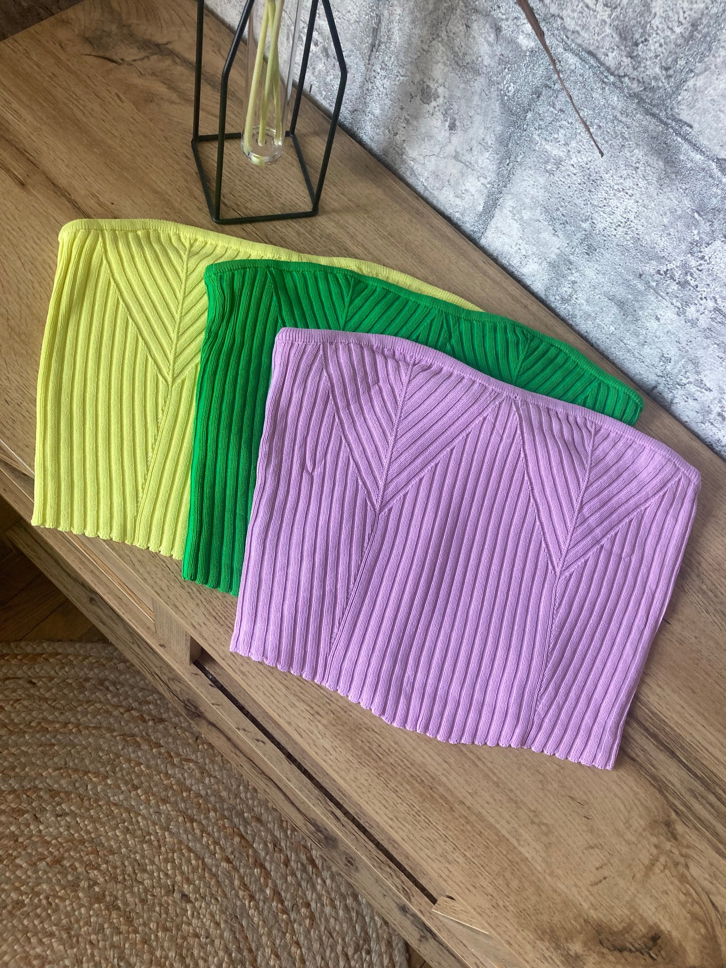 Bandeau Bustier Côtelé