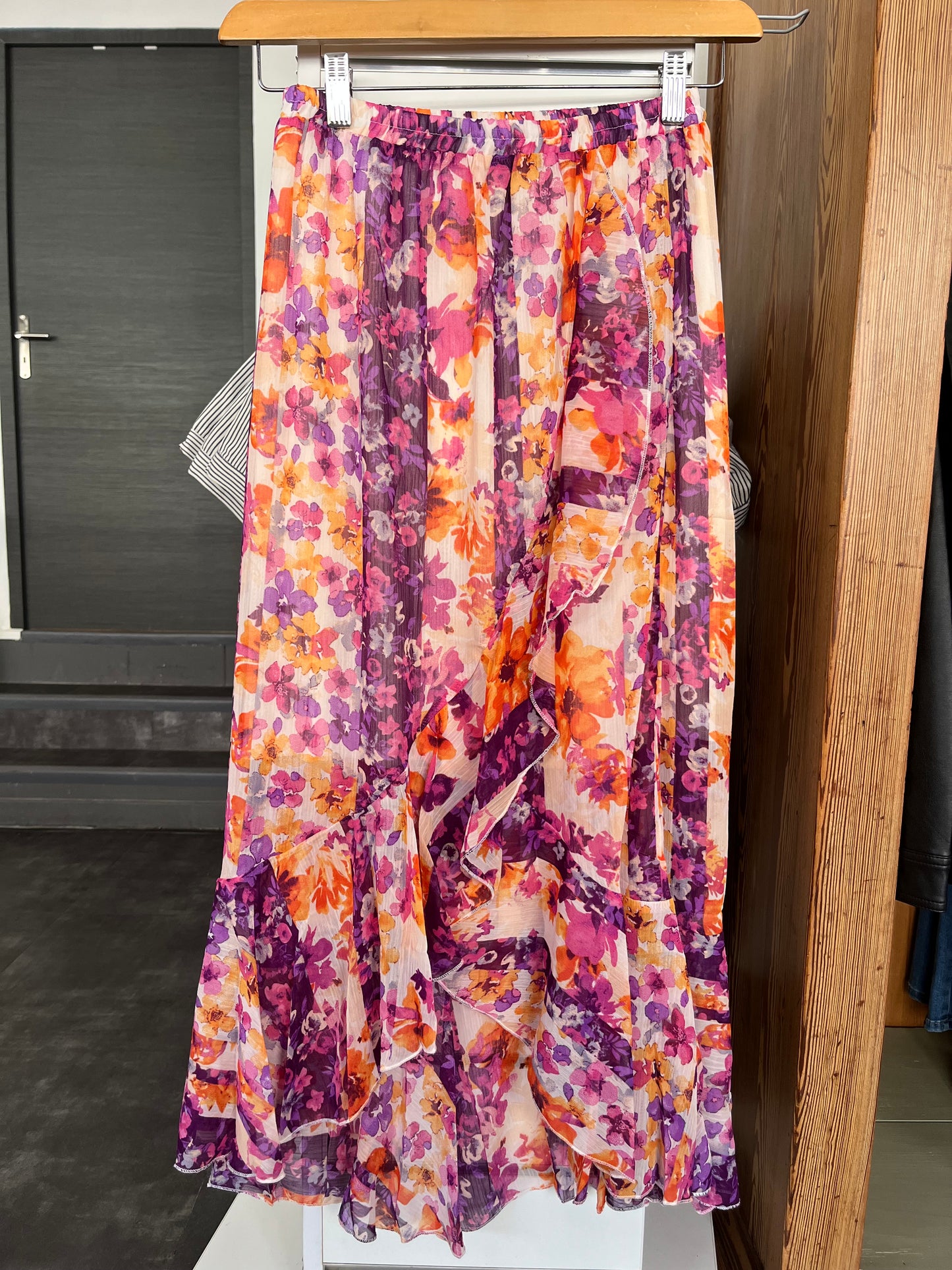Jupe Fleurs Violet