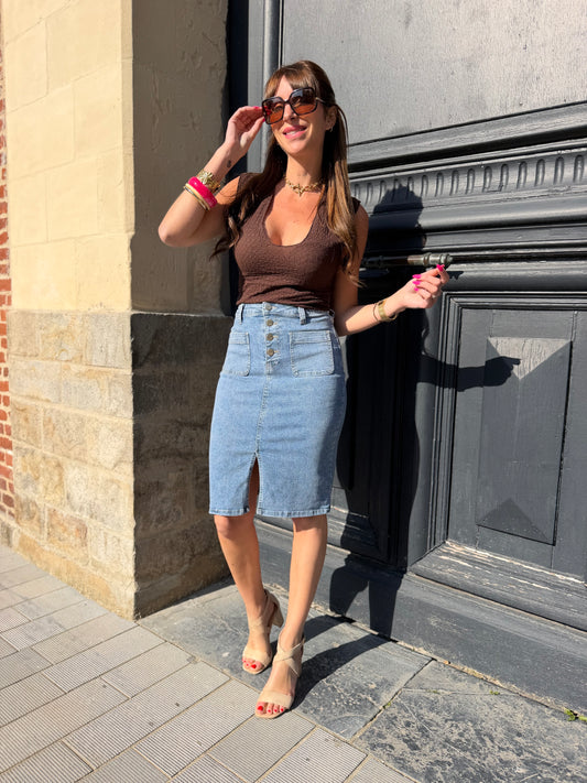 Jupe Jean’s Bouton