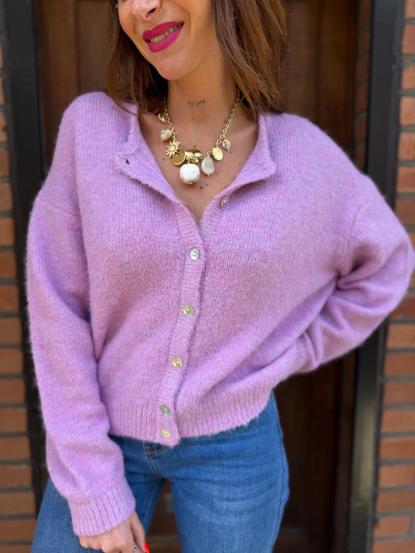 Gilet Elliot Mauve