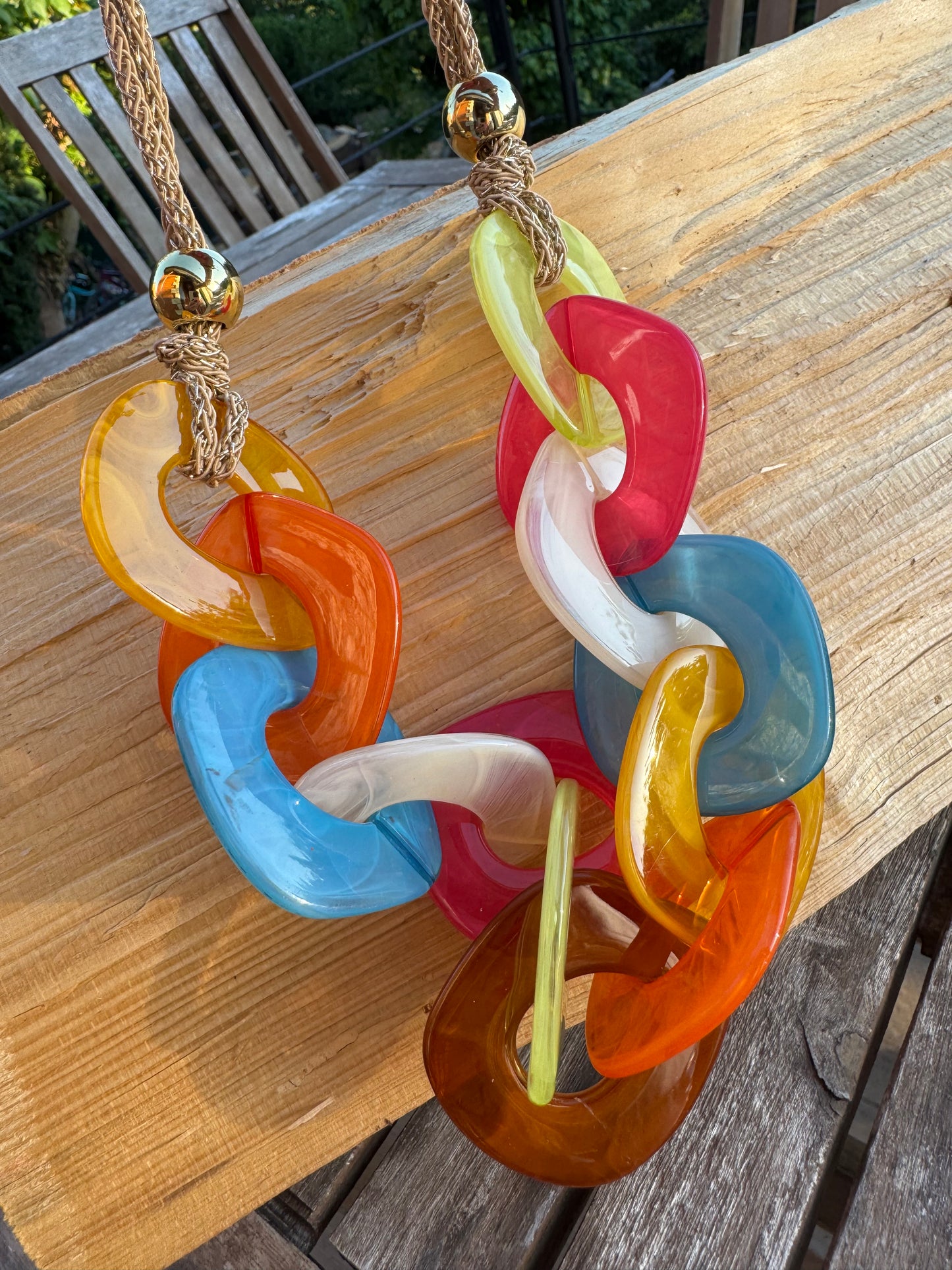 Collier Resine Couleurs