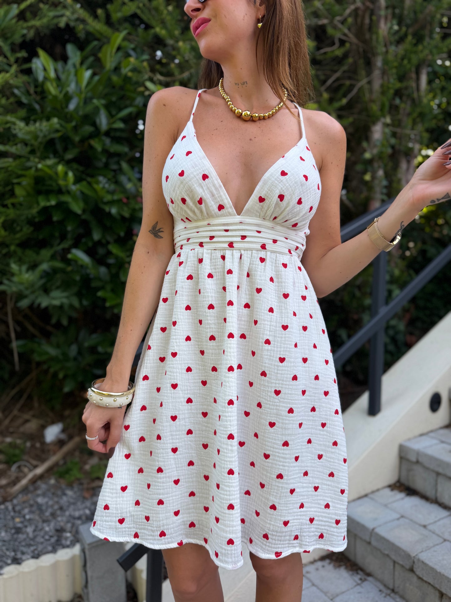 Robe Dos Croisé Cœur