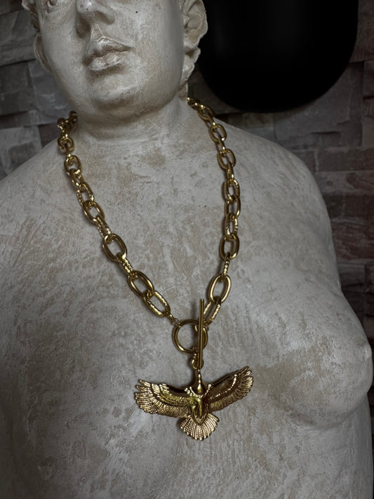 Collier Doré Aigle
