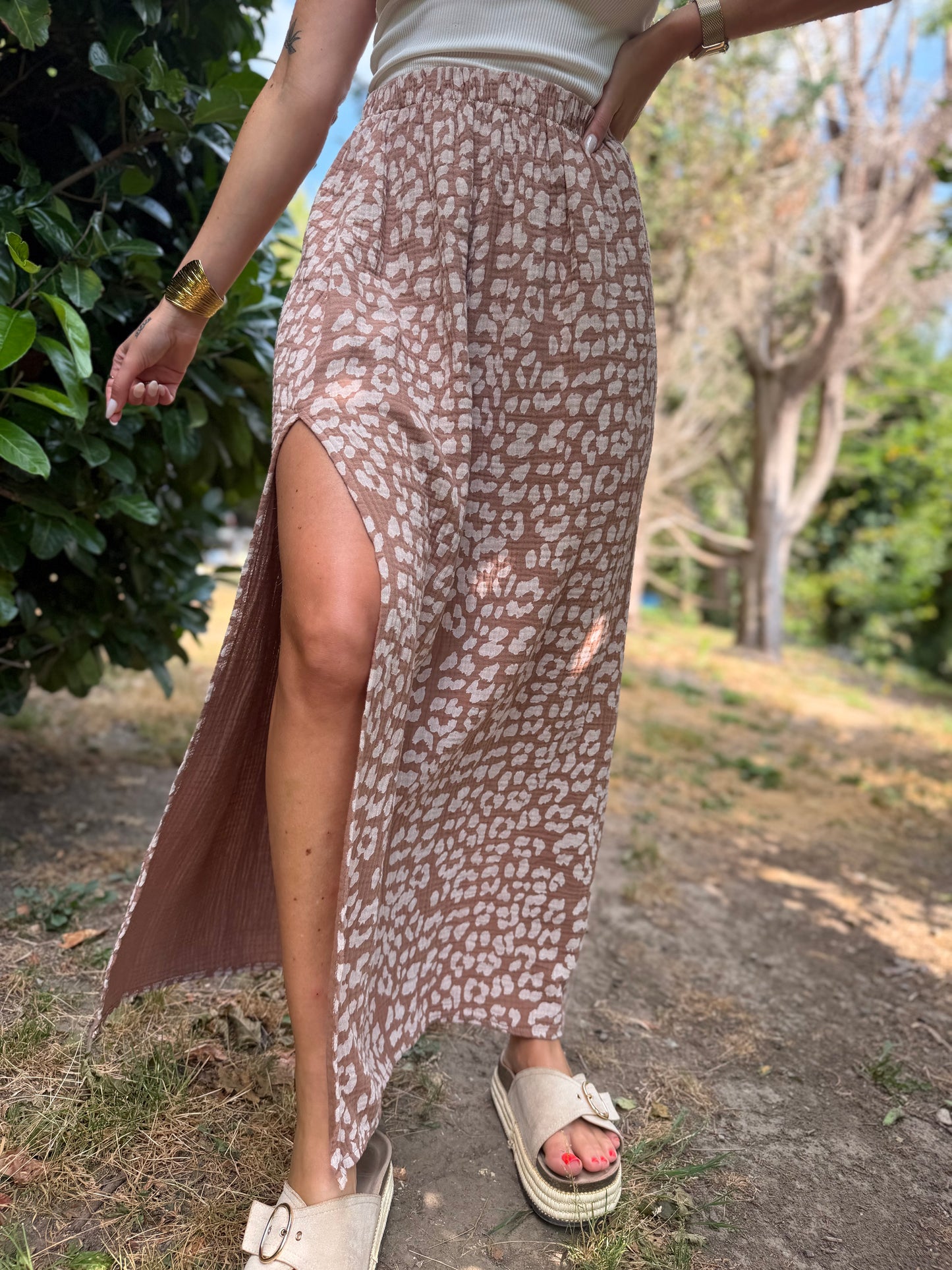 Jupe Estelle Marron