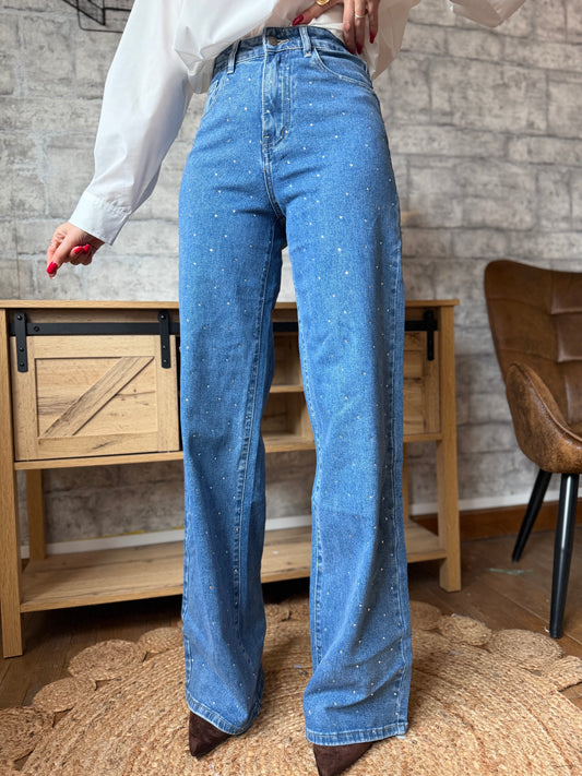 Jean's Strass Extra long (taille 40 et 42)