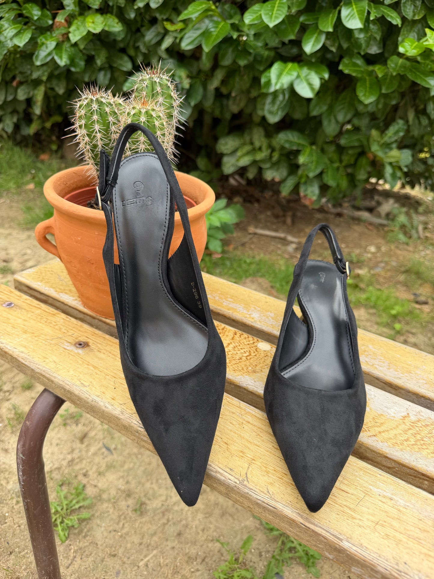 Escarpin Slingback Noir