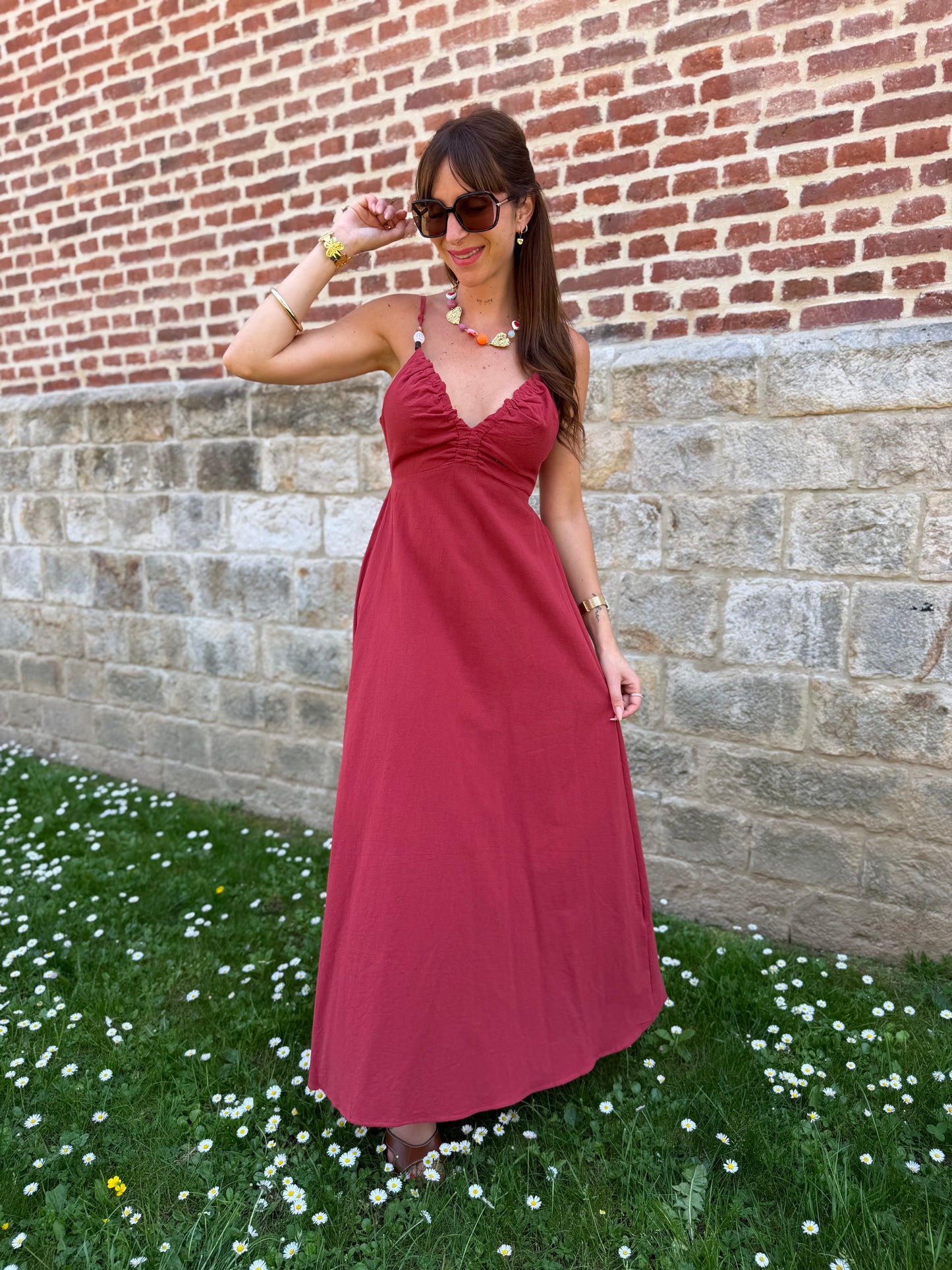 Robe Zoélie Brique