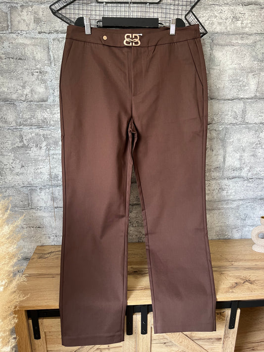 Pantalon Droit Choco Pulpeuse
