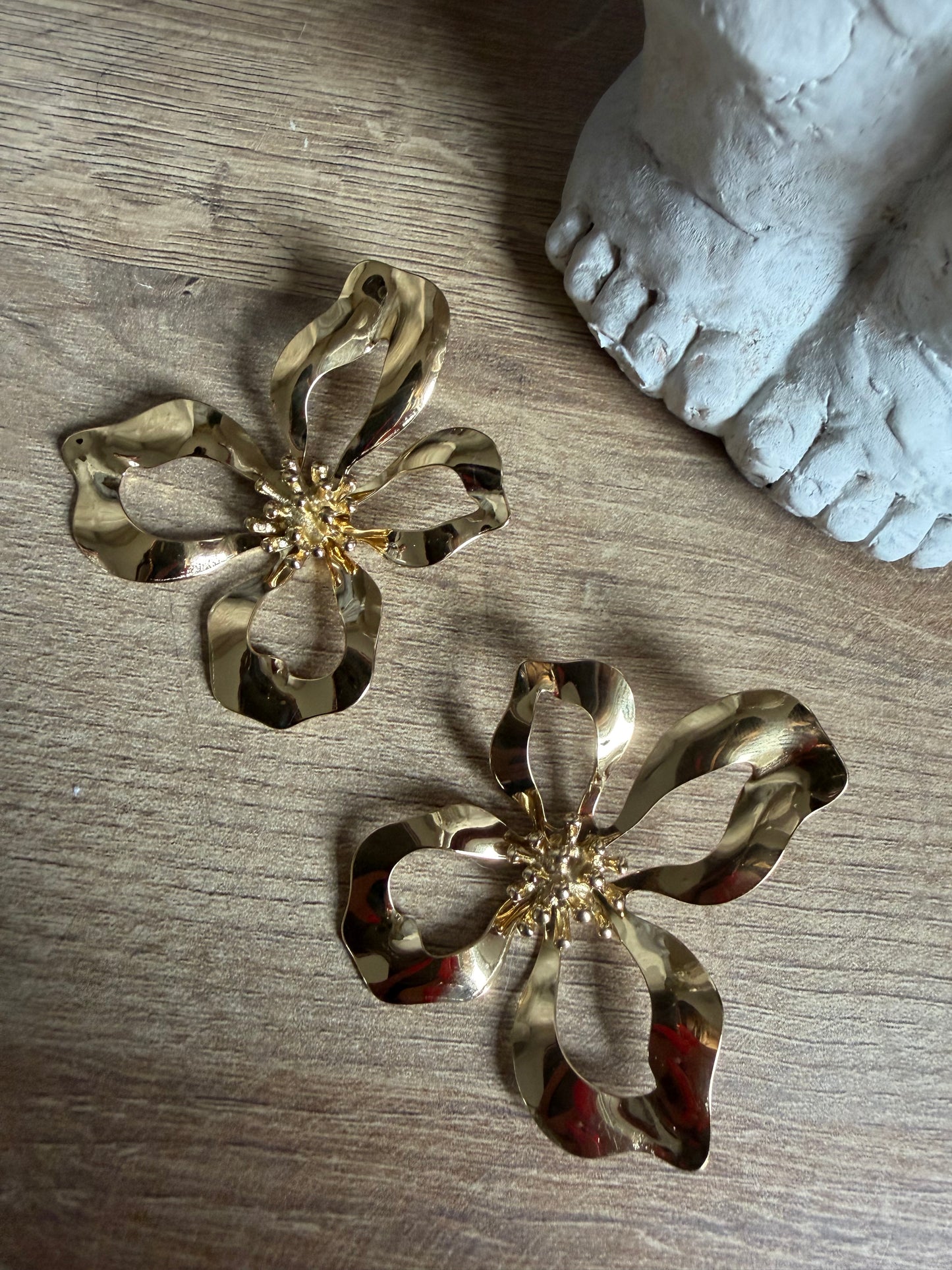 Boucle D’oreille Fleurs pépites