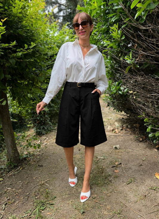 Short Bermuda Pince Noir