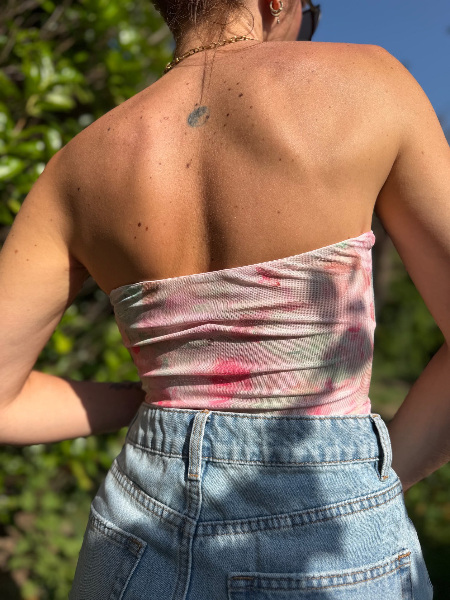 Bandeau Bustier Flowers