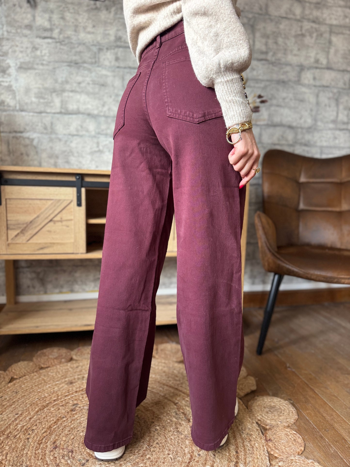 Jean's Wide Leg Prune (taille 42)