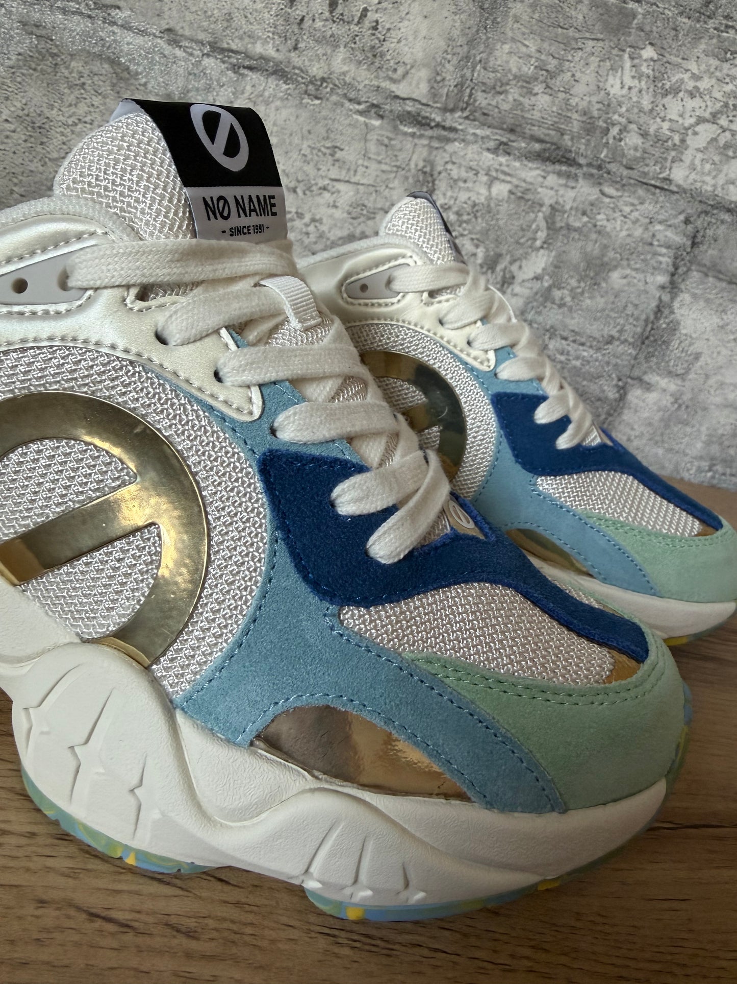 Basket No Name Krazee Runner Bleu
