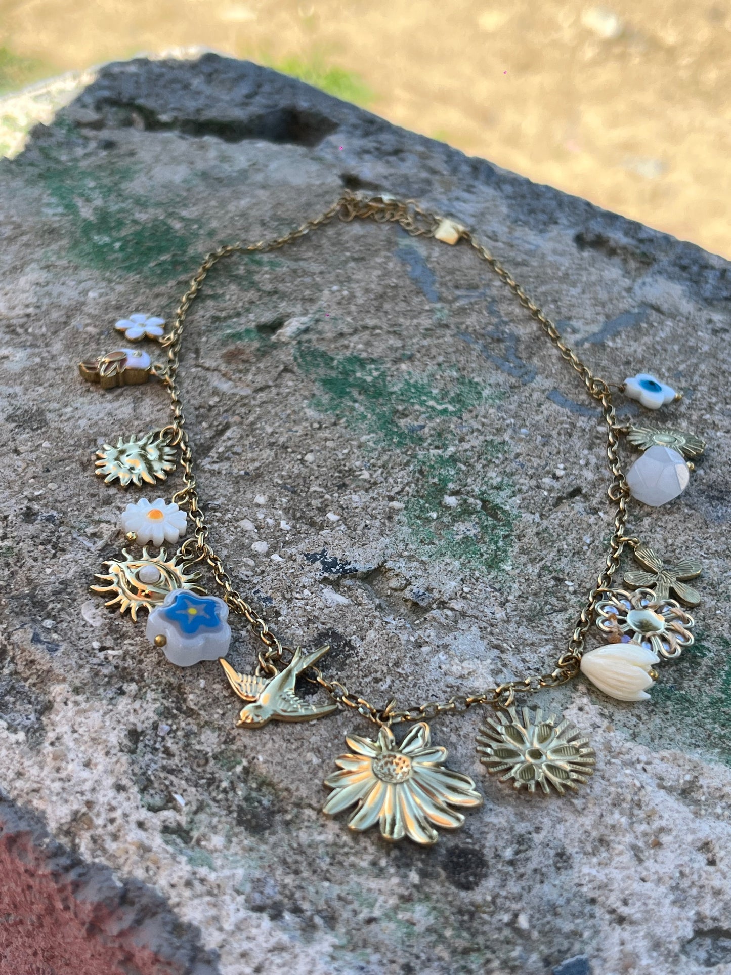 Collier Fleurs Multiple
