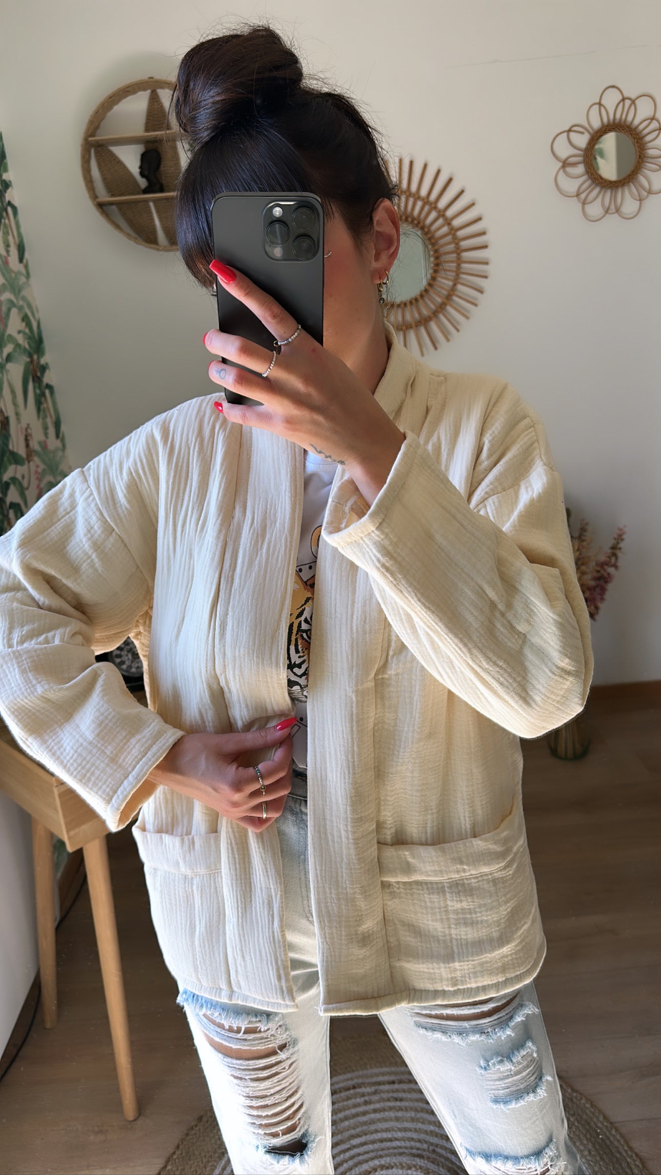 Kimono Edouard Ecru