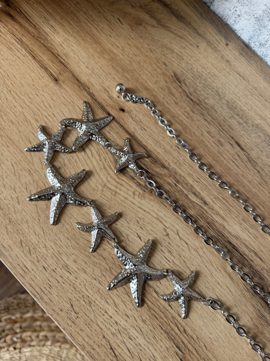 Ceinture Chaîne Étoile Argent