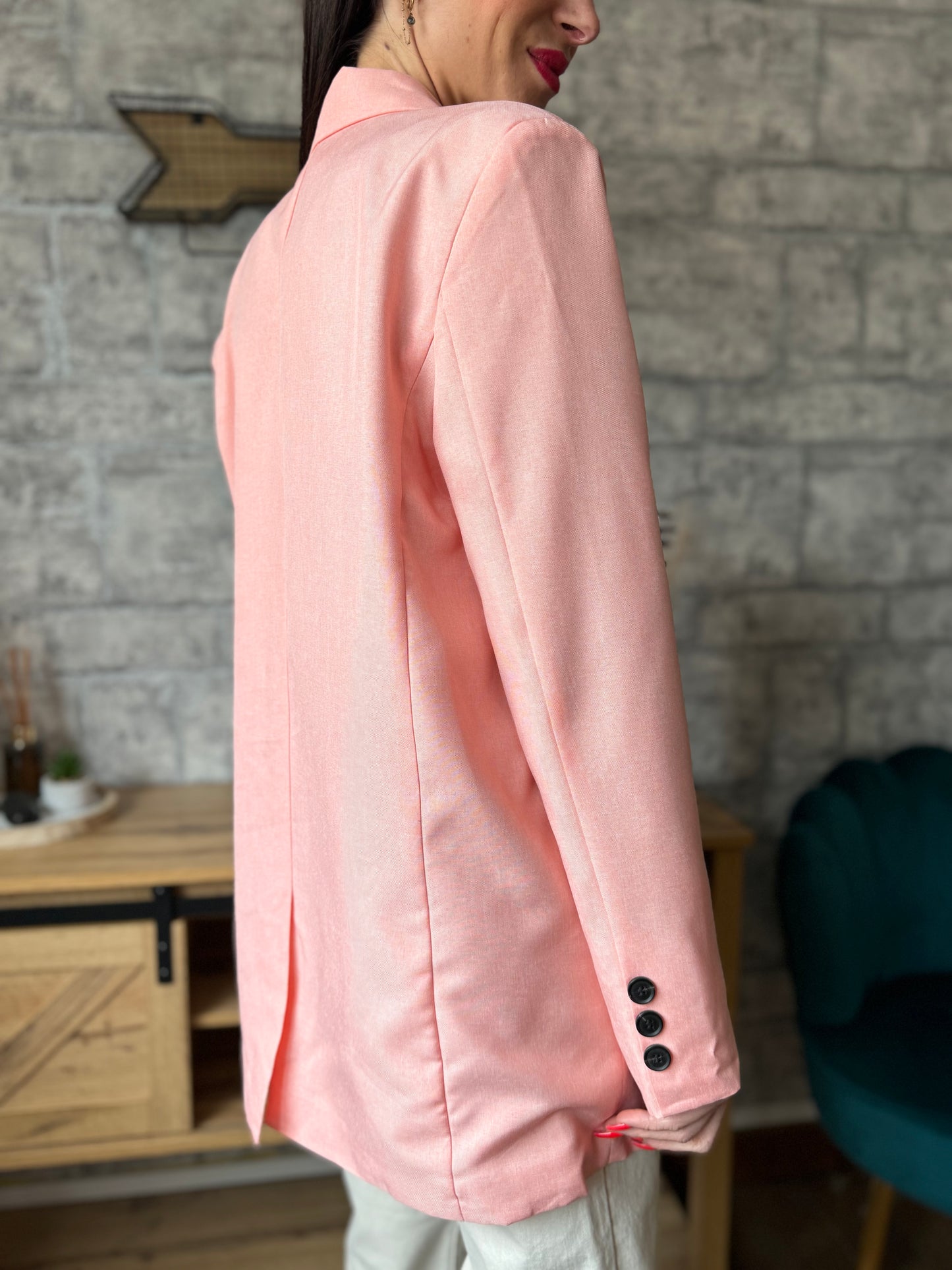 Veste Blazer Kio Rose Pastel