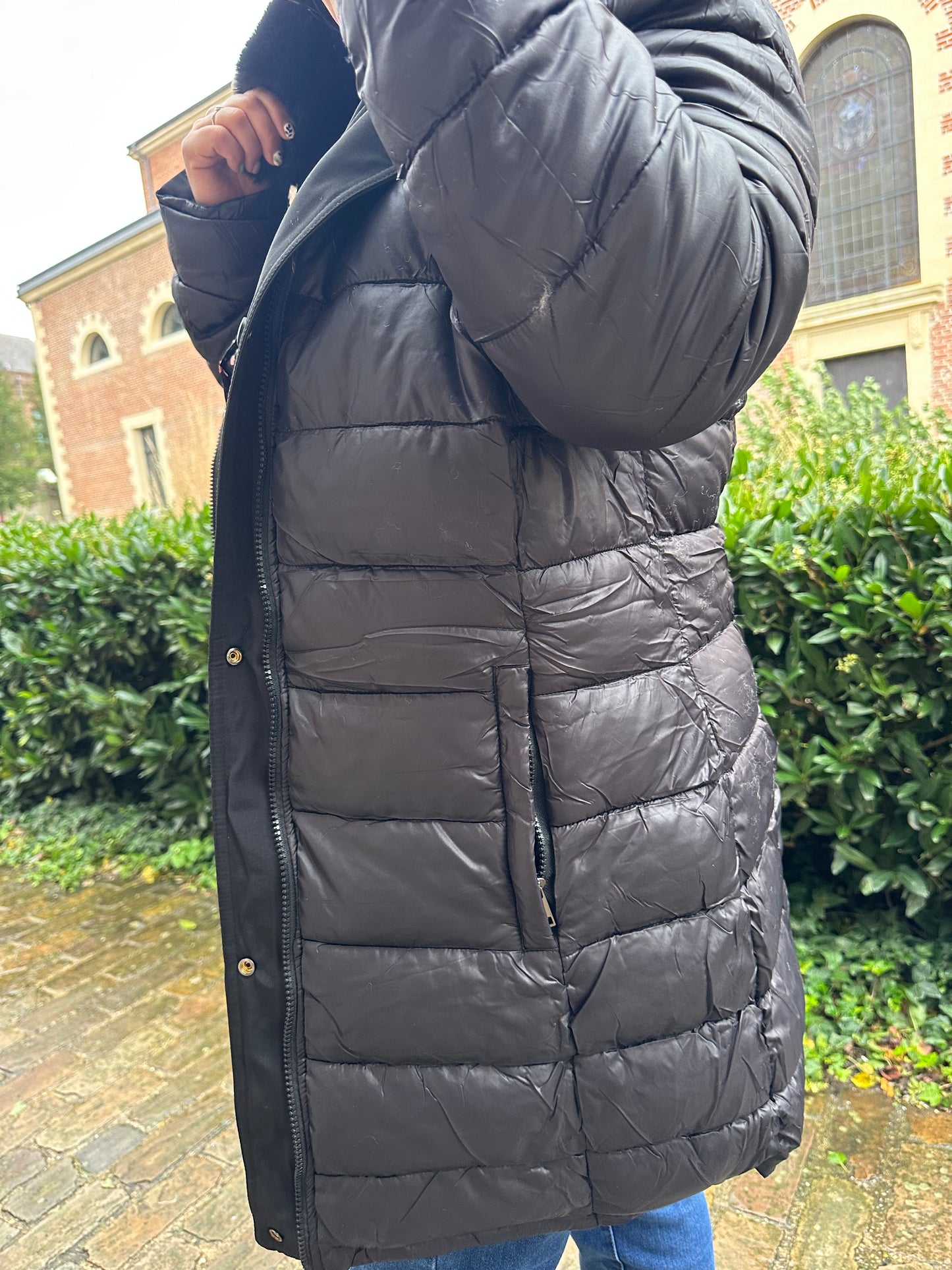 Parka Noir (Réversible Doudoune) Pulpeuse