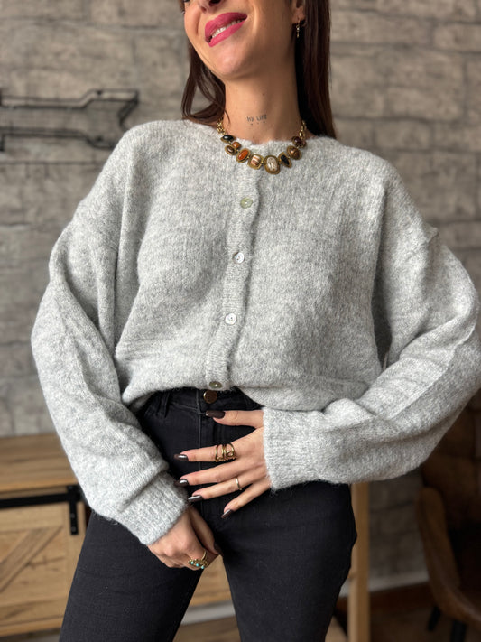 Gilet Elliot Gris Clair