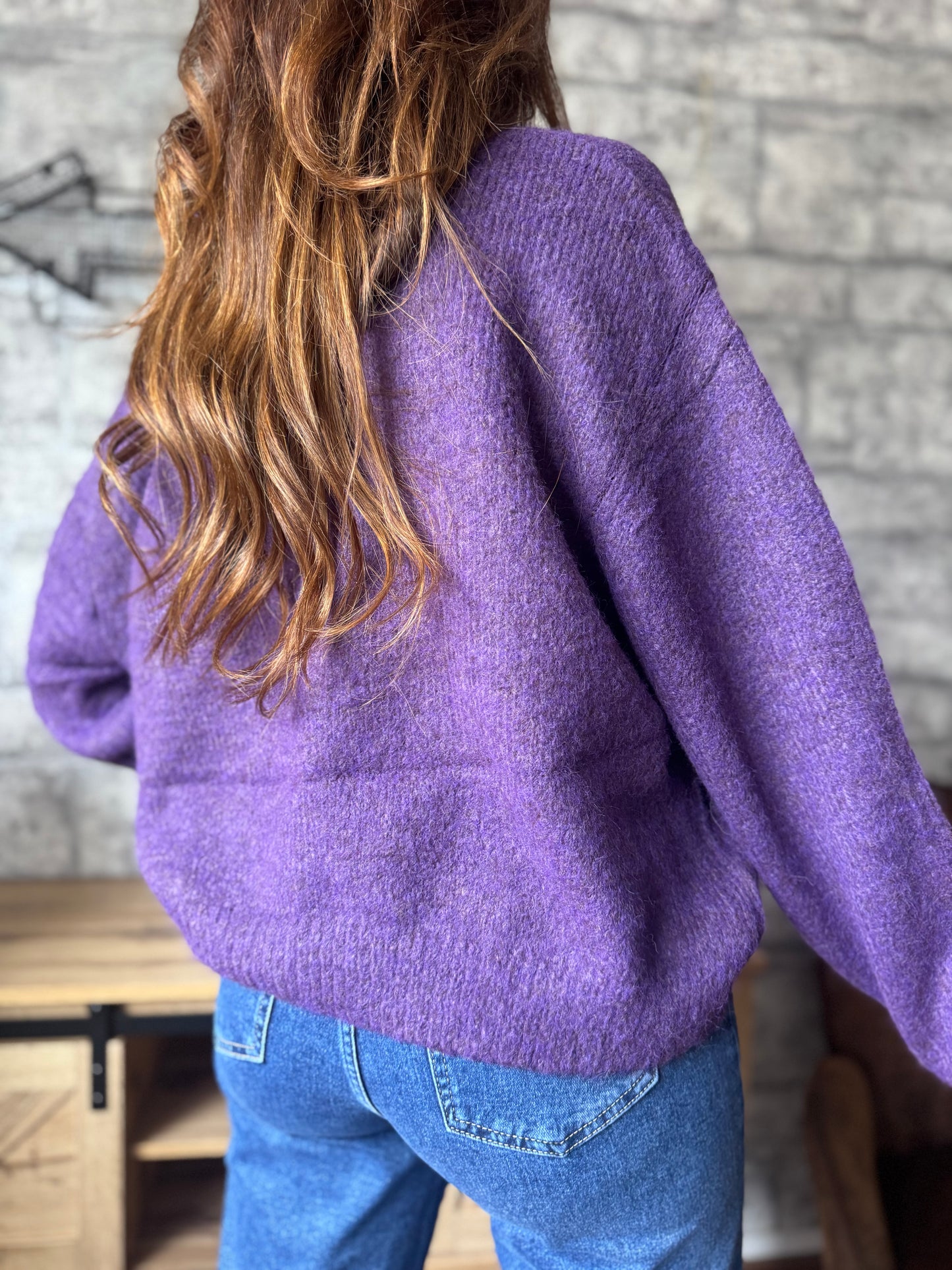 Gilet Elliot Aubergine