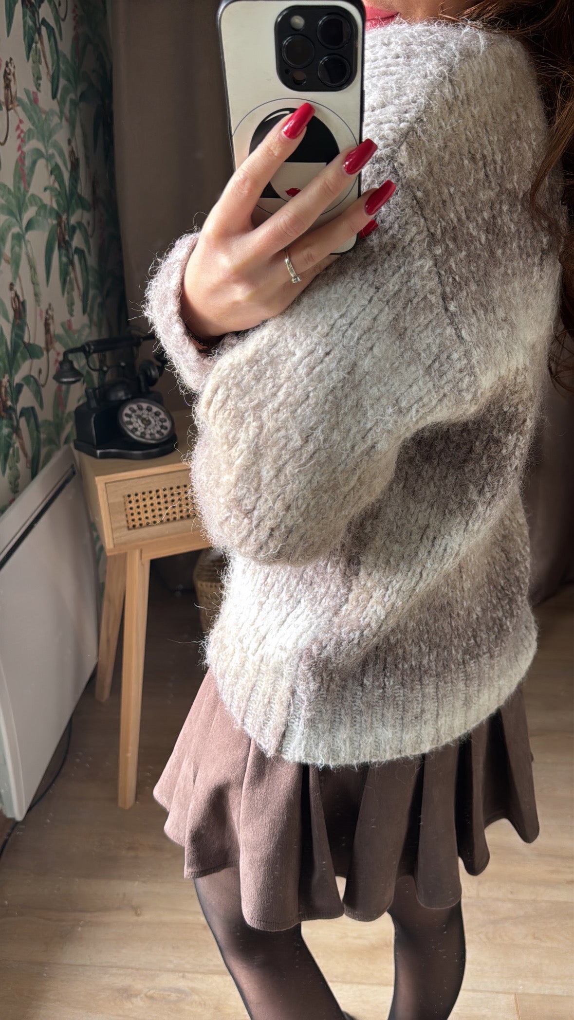 Pull Anne Taupe