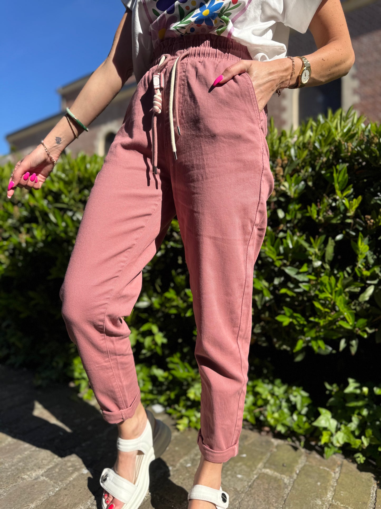 Jean’s Jogg Vieux Rose