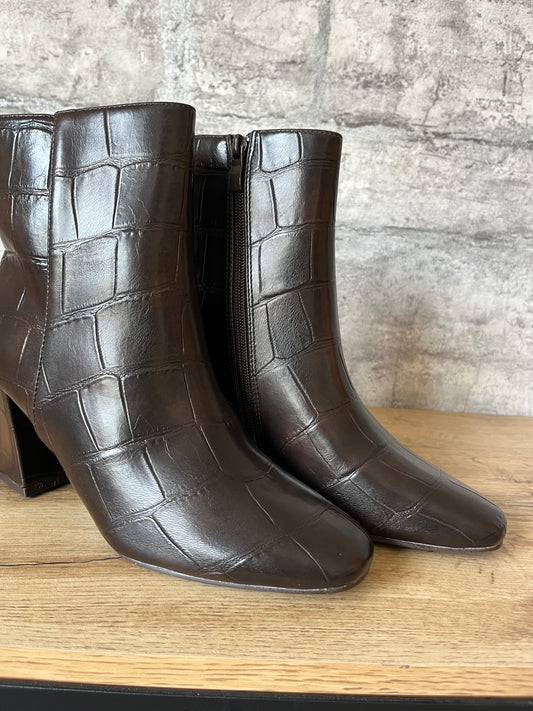 Boots Croco Chocolat