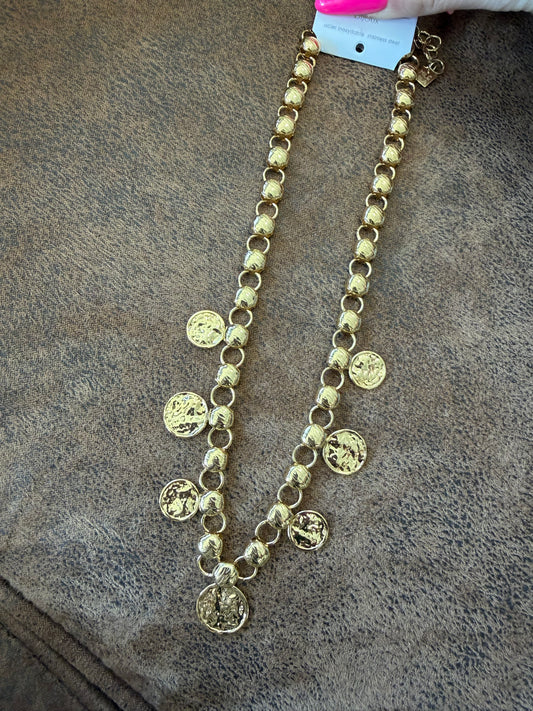 Collier Pampille Doré