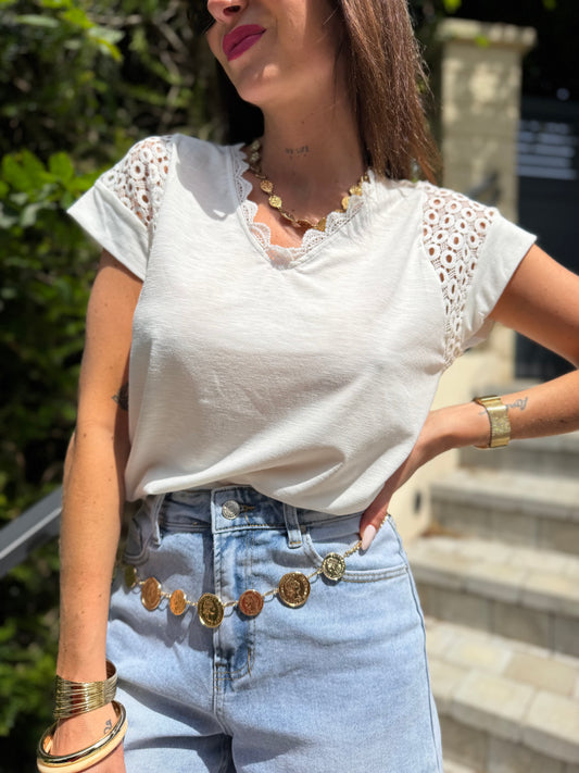 T Shirt Jamy Blanc