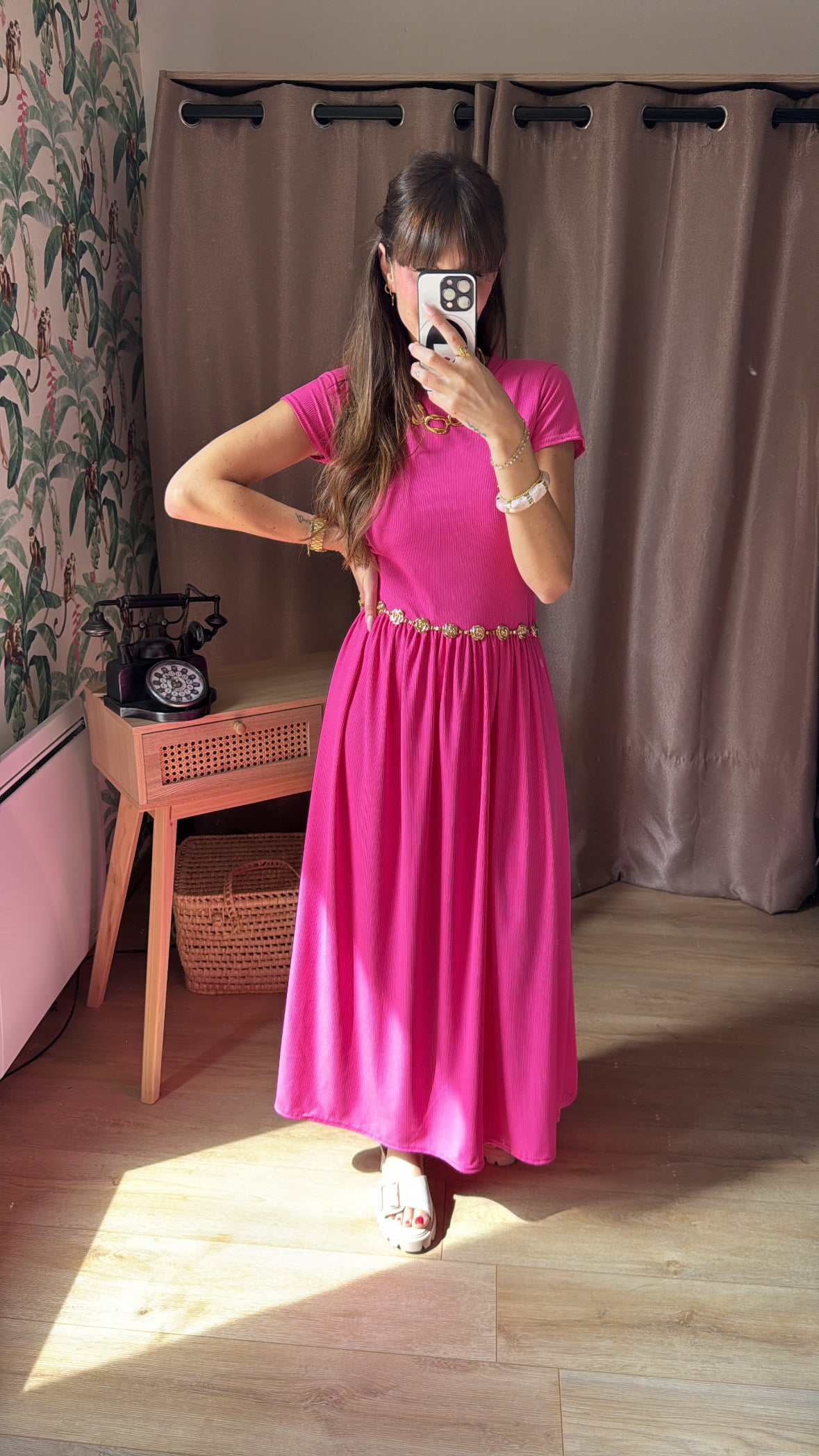 Robe Soraya Fushia