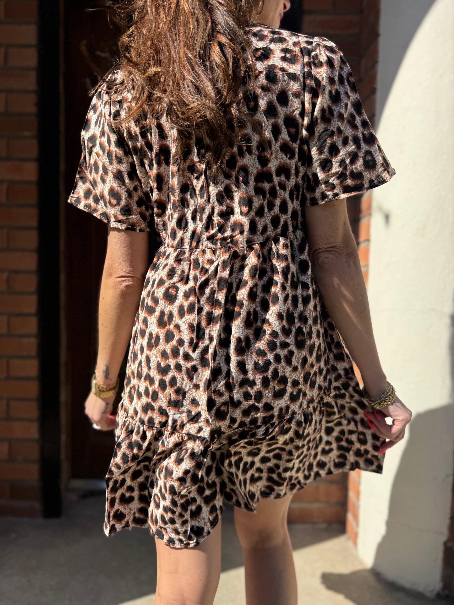 Robe Ample Léopard