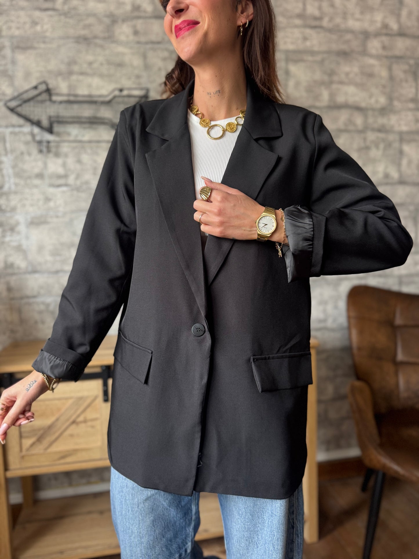 Blazer Oversize Noir