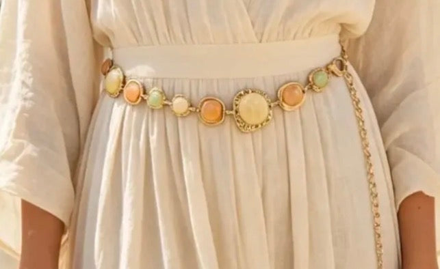 Ceinture Chaîne Jaune