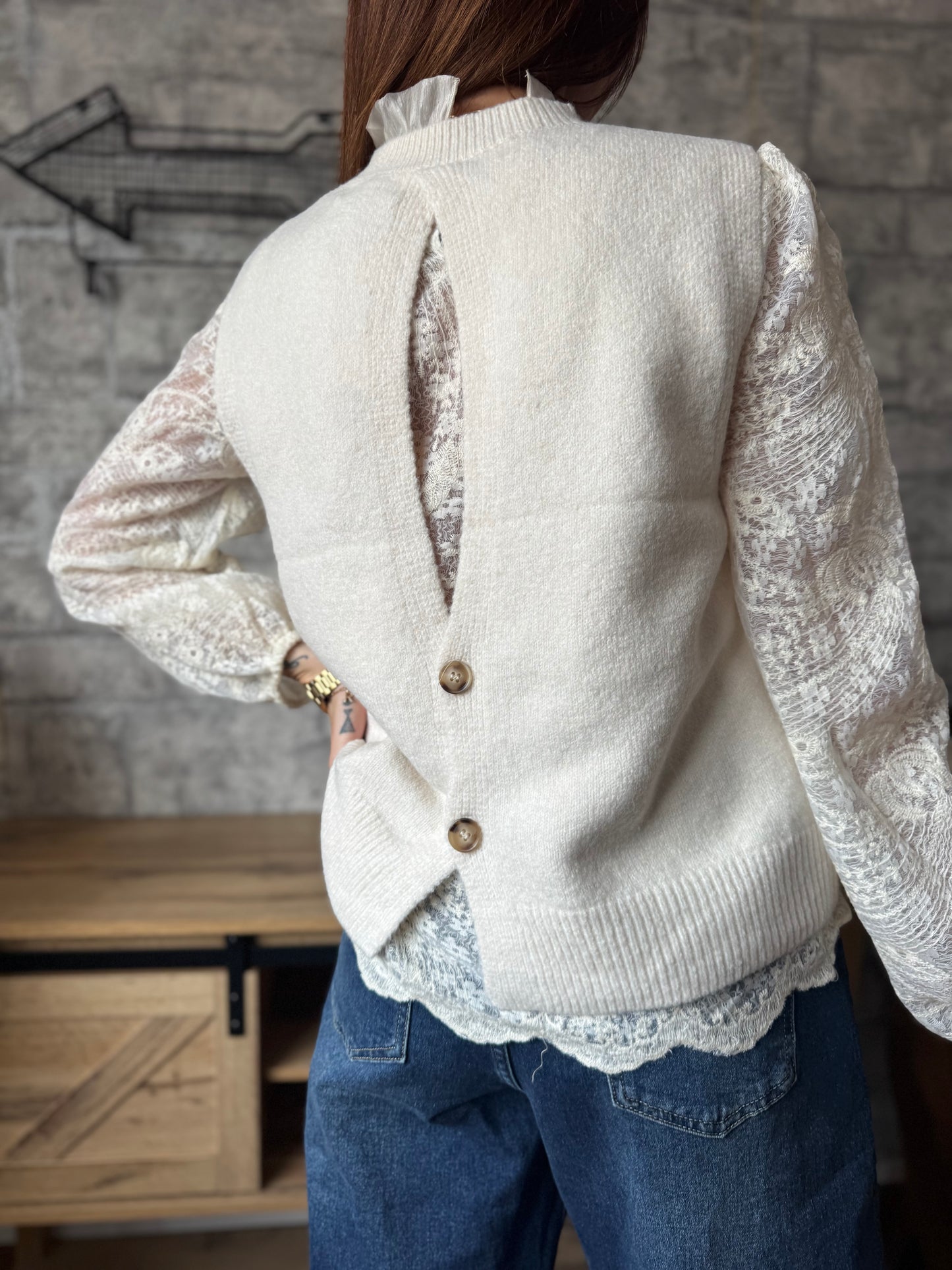 Pull Mario Ecru (2 en 1)