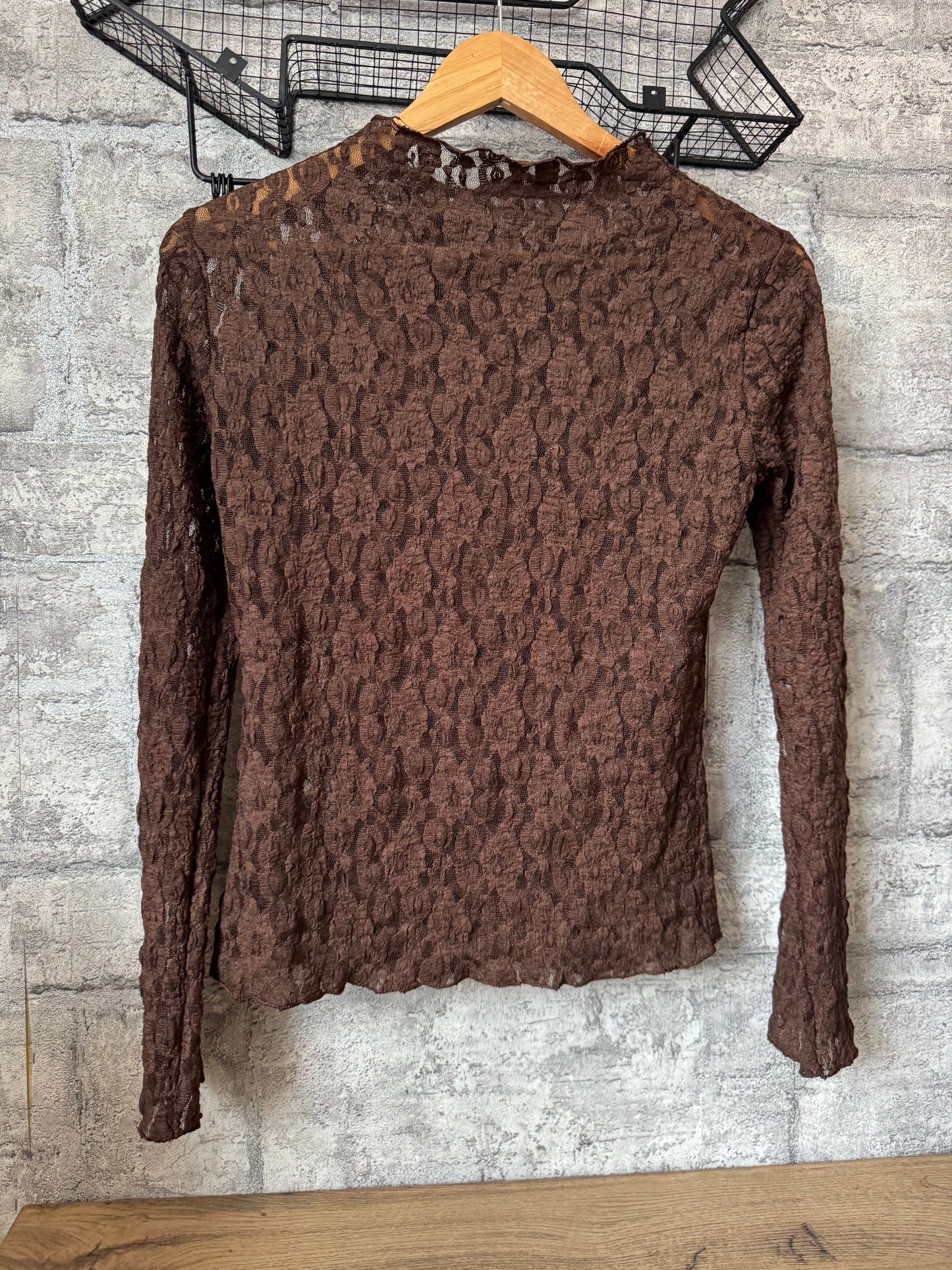 Top Dentelle Chocolat