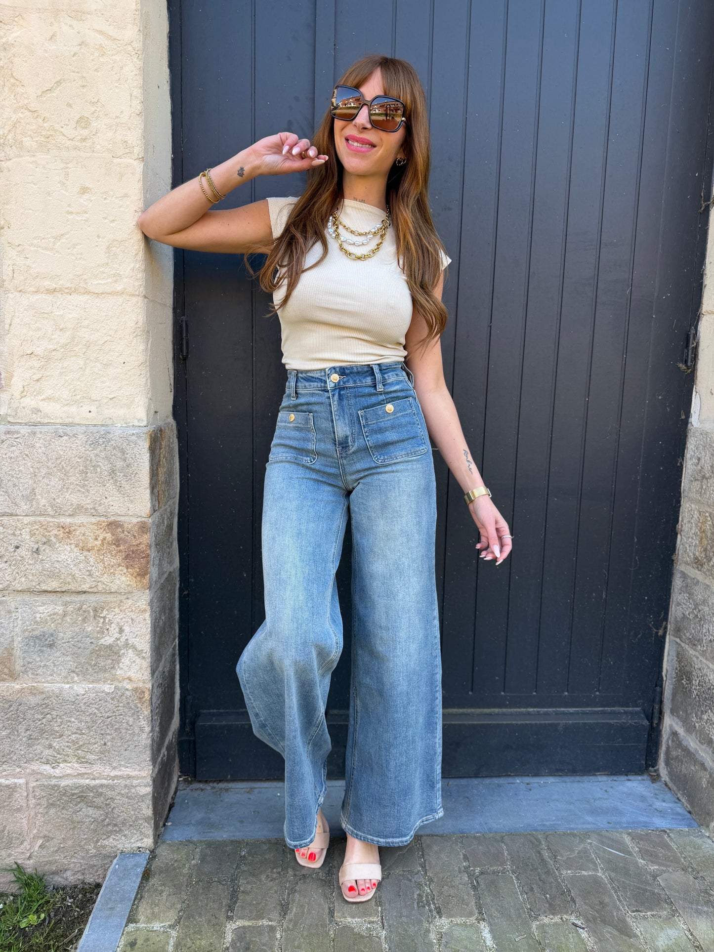 Jean's Wide Poche Vintage