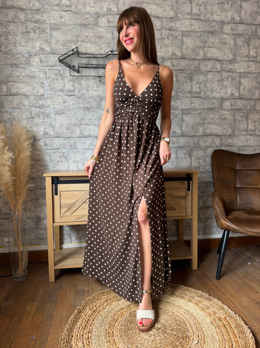 Robe Pois Chocolat Bis
