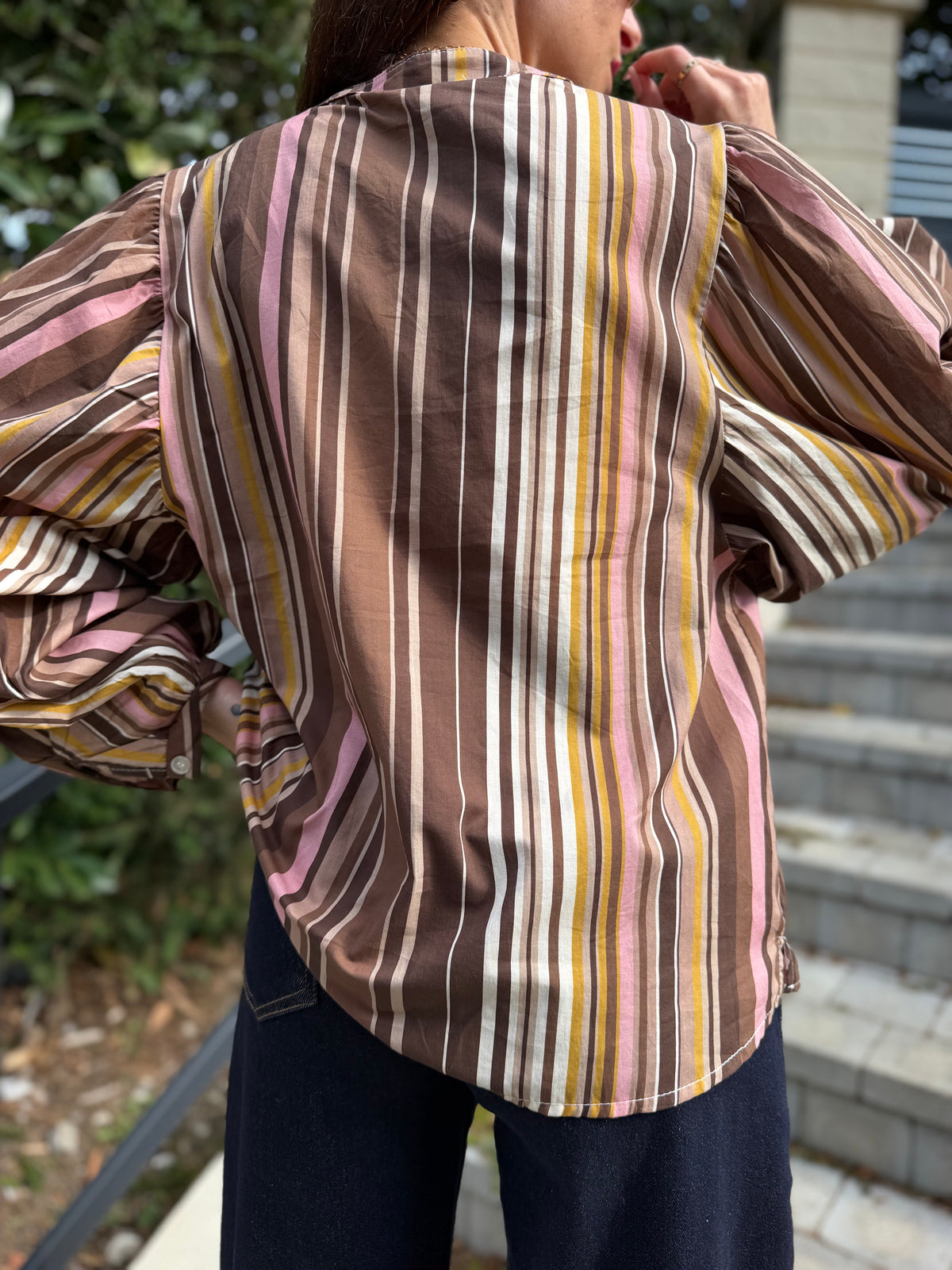 Chemise Bouton Ligne Choco
